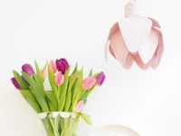 Tuts tutorials Mette Jakobsen Fabric Petal Lamp